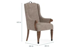 Mor Furniture Durango Dining Table, 4 Side Chairs & 2 Arm Chairs In Fawn