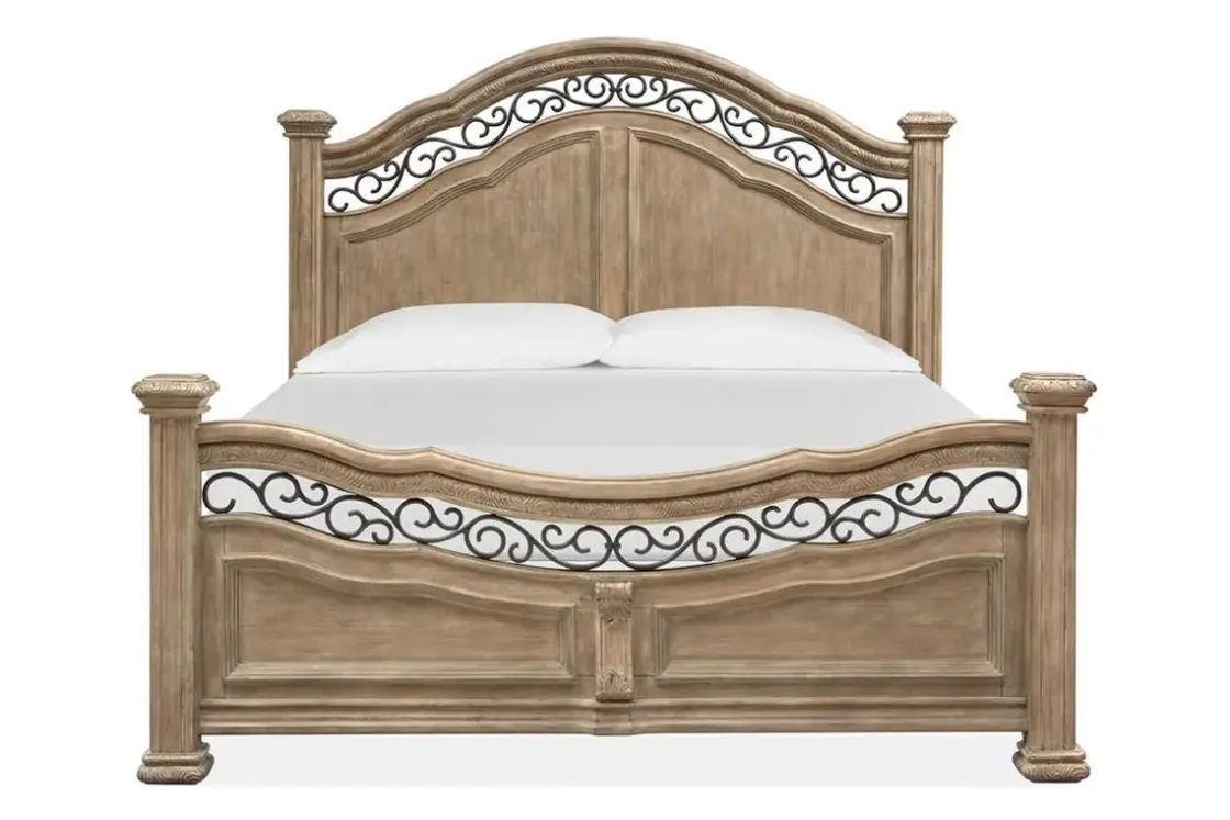 Mor Furniture Durango Panel Bed In Willadeene, Queen