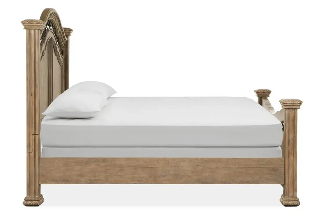 Mor Furniture Durango Panel Bed In Willadeene, Queen