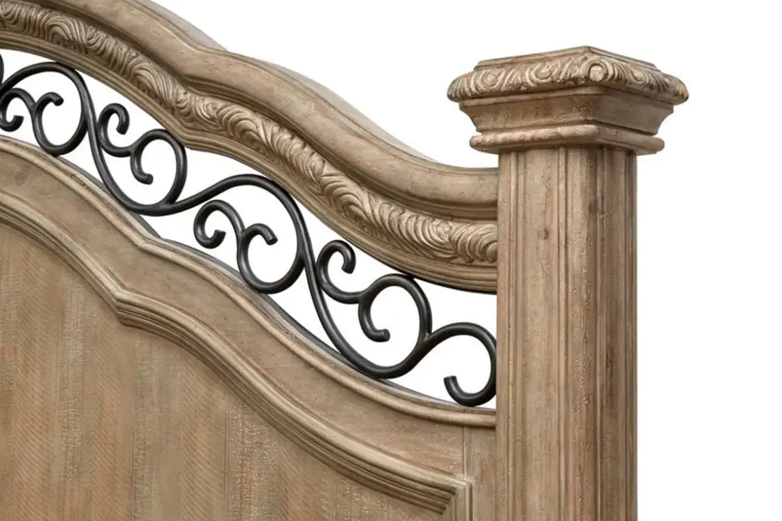 Mor Furniture Durango Panel Bed In Willadeene, Queen