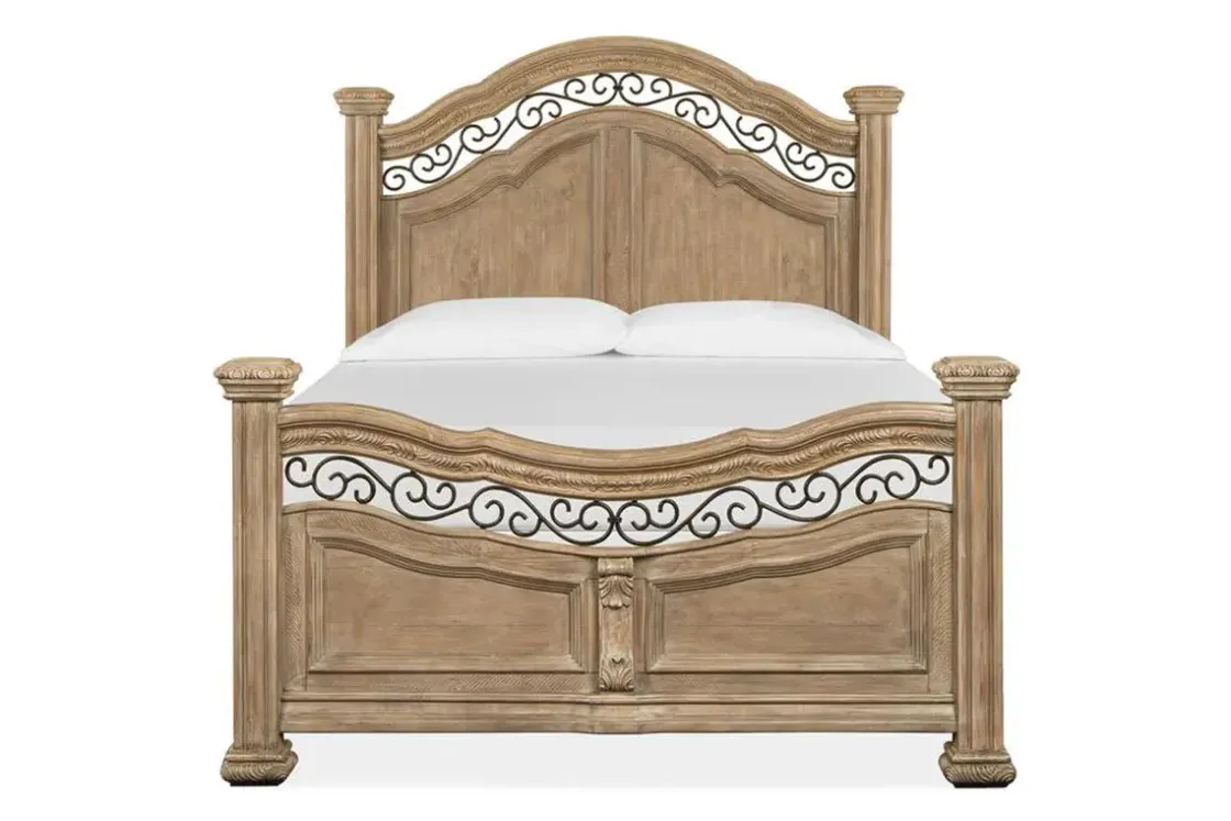 Mor Furniture Durango Panel Bed In Willadeene, Queen