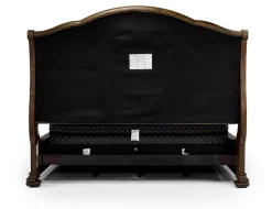 Mor Furniture Durango Upholstered Sleigh Bed W/ Storage In Fawn, Queen