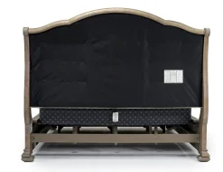 Mor Furniture Durango Upholstered Sleigh Bed W/ Storage In Fawn, Queen