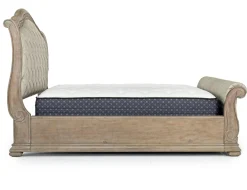 Mor Furniture Durango Upholstered Sleigh Bed In Fawn, Queen