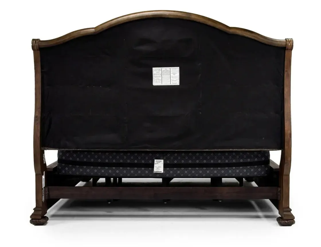 Mor Furniture Durango Upholstered Sleigh Bed In Fawn, Queen