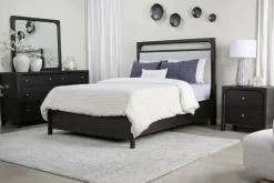 Mor Furniture Easton Upholstered Bed, Dresser, Mirror & Nightstand In , Ca King