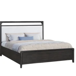 Mor Furniture Easton Upholstered Bed, Dresser, Mirror & Nightstand In , Ca King