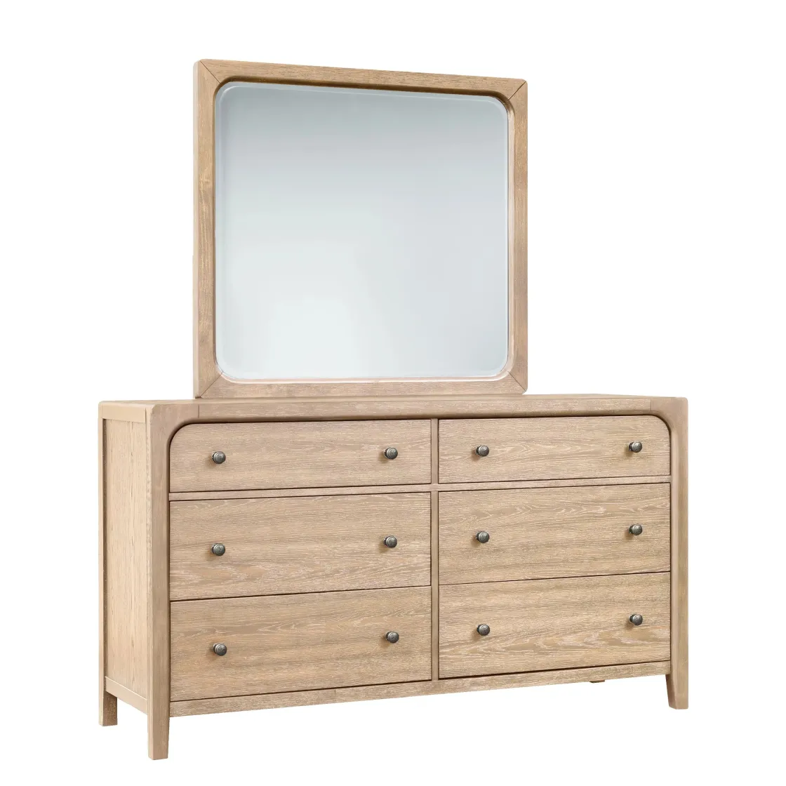 Mor Furniture Easton Upholstered Bed, Dresser, Mirror & Nightstand In , Ca King