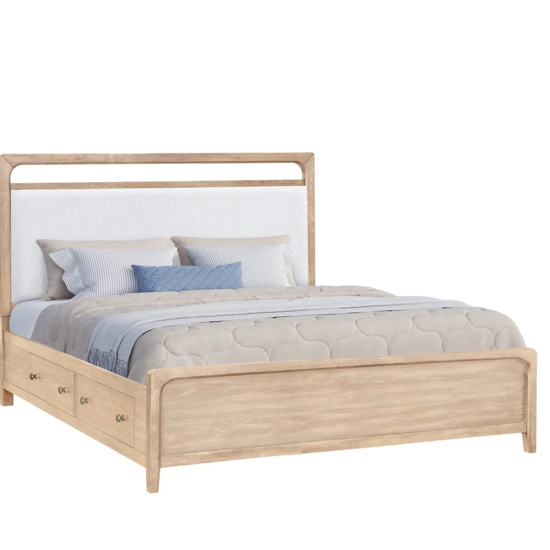 Mor Furniture Easton Upholstered Storage Bed In , Ca King