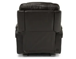 Mor Furniture Echo 3 Power Recliner In Rainier Storm Leather