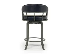 Mor Furniture Edy Counter Height Stool In Mineral & Black, Swivel