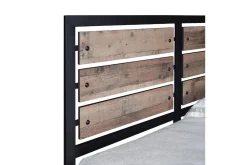 Mor Furniture Elk River Panel Bed In Rustic Brown, Twin