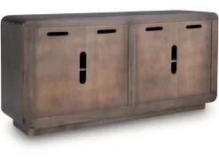 Mor Furniture Elliston Media Console In Espresso Brown