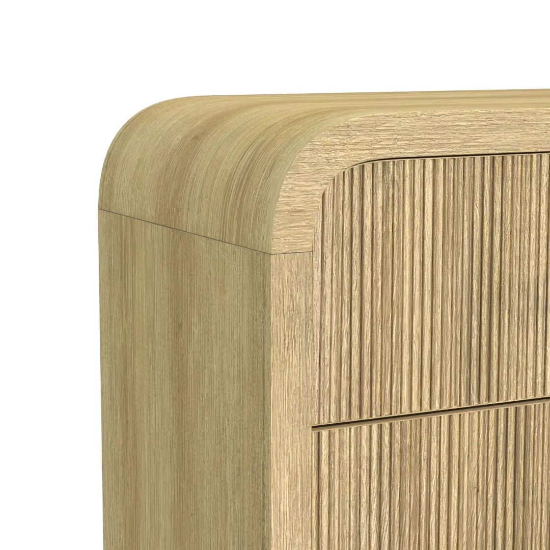 Mor Furniture Emberly 2 Drawer Nightstand In Black