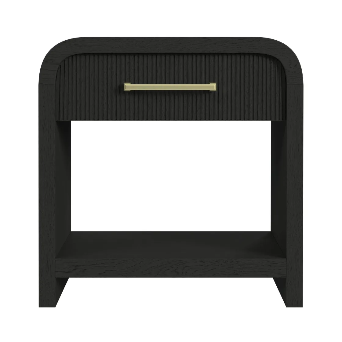 Mor Furniture Emberly 2 Drawer Nightstand In Black