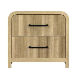 Mor Furniture Emberly Panel Bed, Dresser, Mirror & Nightstand In Black, Twin