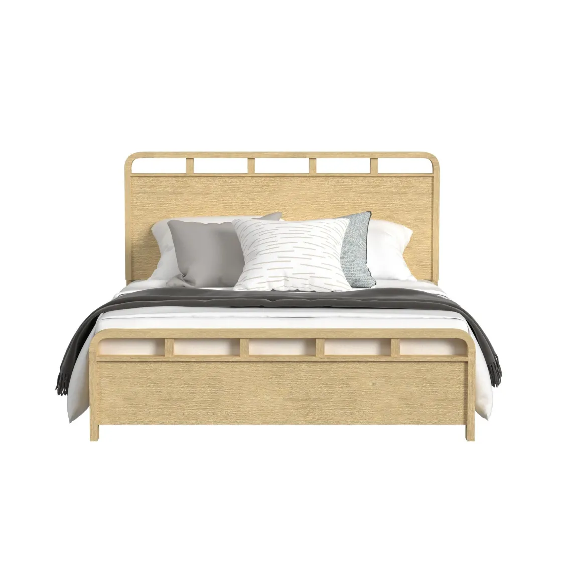 Mor Furniture Emberly Panel Bed In Natural, Twin