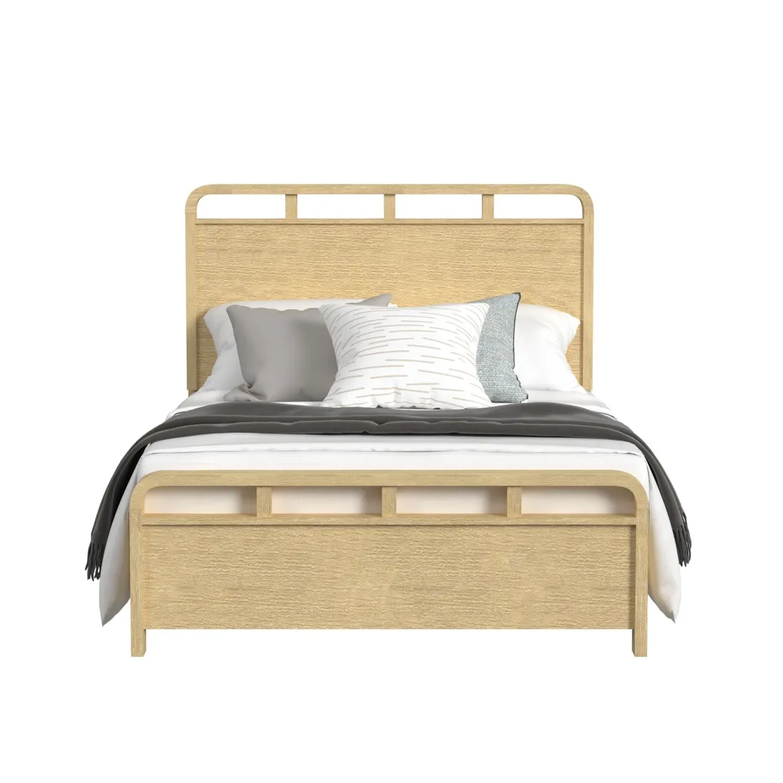 Mor Furniture Emberly Panel Bed In Natural, Twin