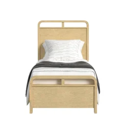 Mor Furniture Emberly Panel Bed In Natural, Twin
