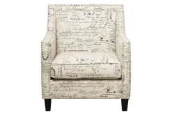 Mor Furniture Emery Accent Chair In French Script