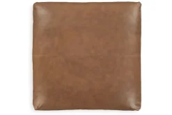Mor Furniture Emillia Oversized Ottoman In Caramel Leather
