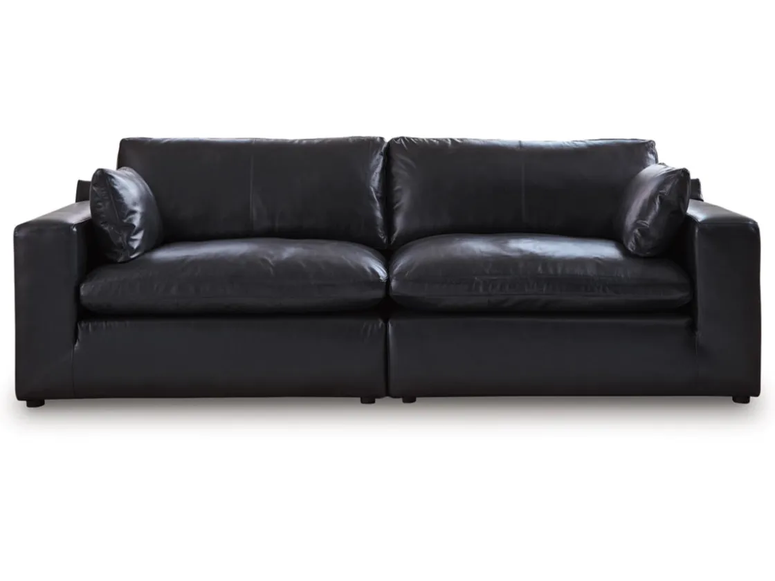 Mor Furniture Emillia Sofa & Loveseat In Black