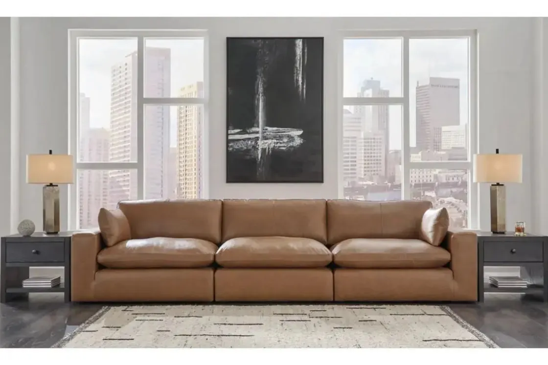 Mor Furniture Emillia Sofa In Caramel