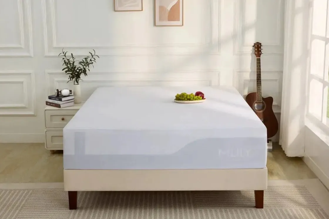 Mor Furniture Encased Mattress Protector In White, Twin