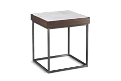 Mor Furniture Ennis End Table In Brown Sable