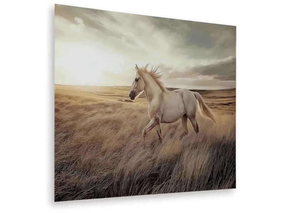 Mor Furniture Errolville Horse On Glass Wall Art