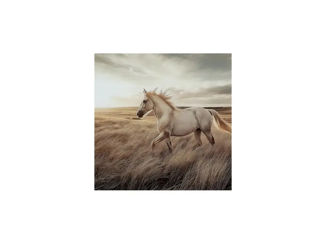 Mor Furniture Errolville Horse On Glass Wall Art