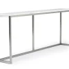 Mor Furniture Esme Sofa Table In Snowfall