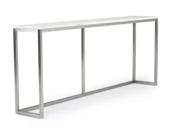 Mor Furniture Esme Sofa Table In Snowfall