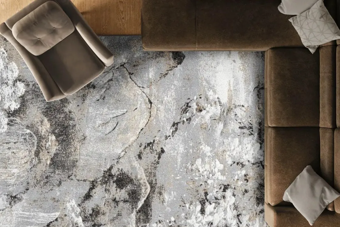 Mor Furniture Essentials Loft Rug In Gray, 5’ X 7’