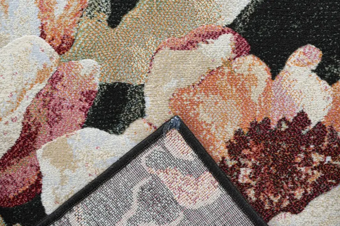 Mor Furniture Essentials Studio Rug In Multicolor/Black, 5’ X 7’