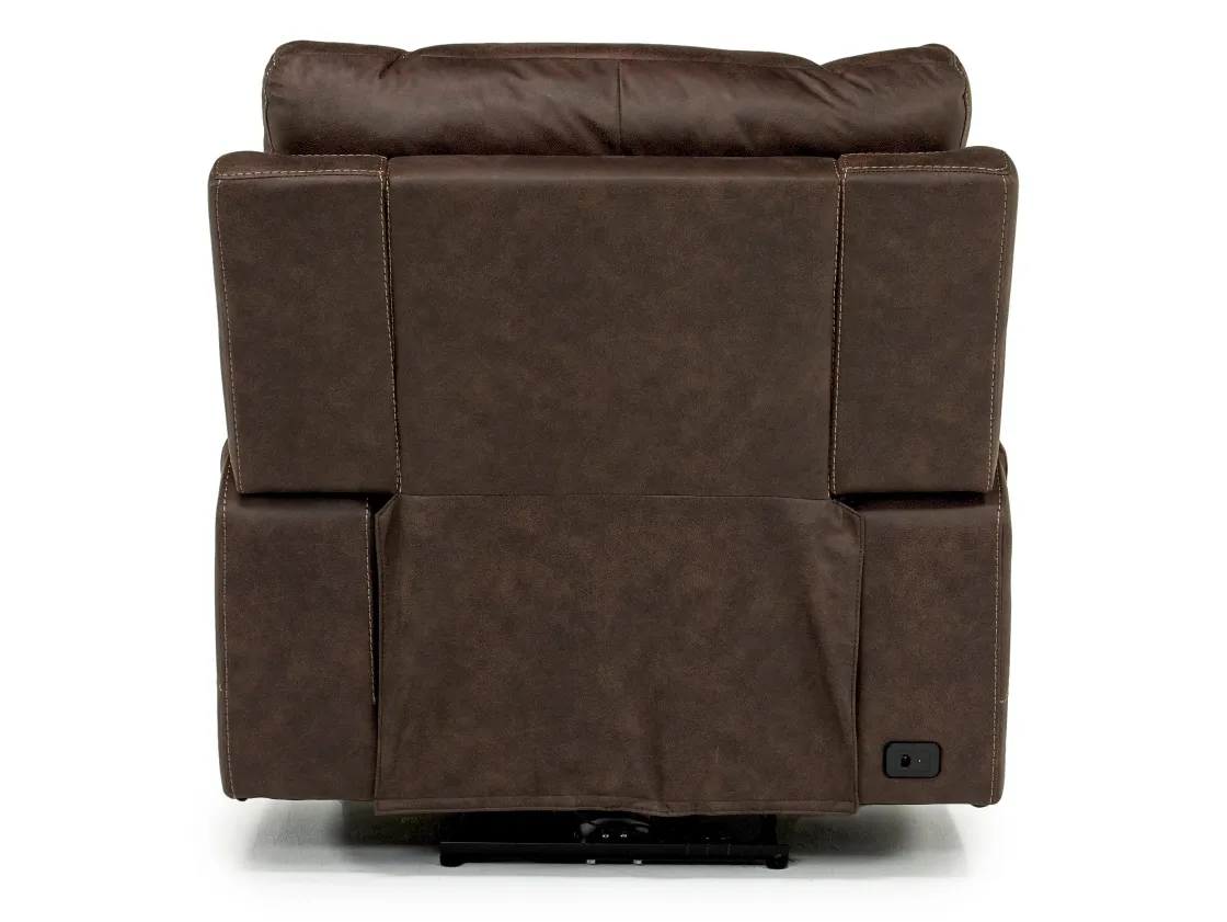 Mor Furniture Estilo 2 Power Recliner In Canyon Walnut