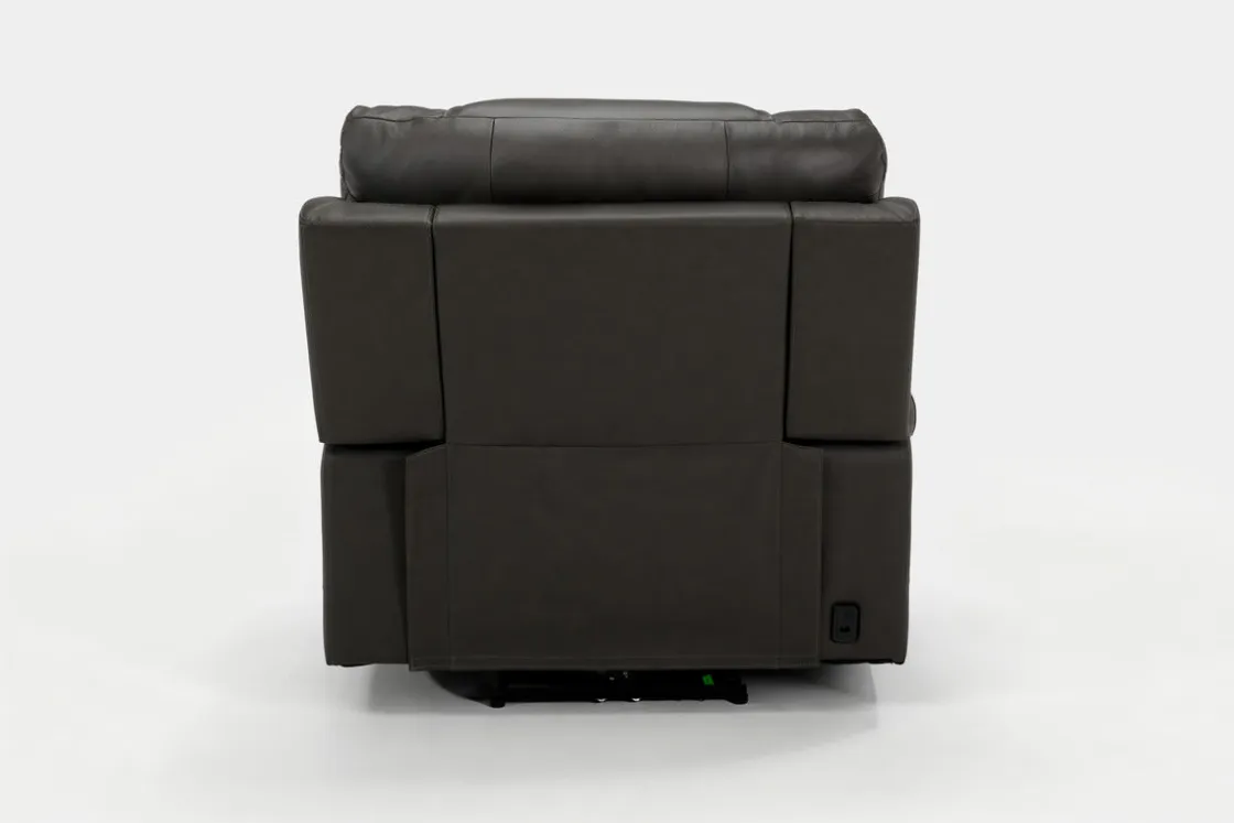 Mor Furniture Estilo 2 Power Recliner In Canyon Walnut