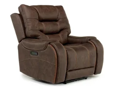Mor Furniture Estilo 2 Power Recliner In Canyon Walnut
