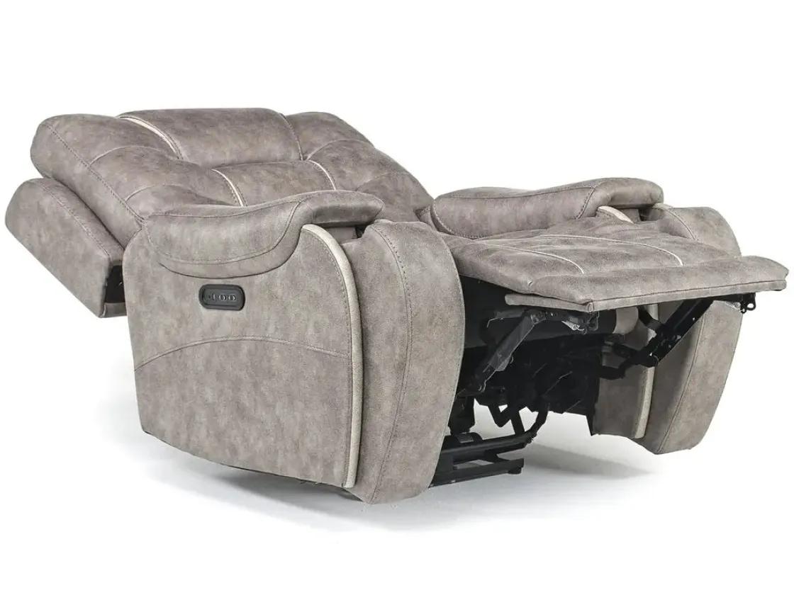 Mor Furniture Estilo 2 Power Recliner In Canyon Walnut
