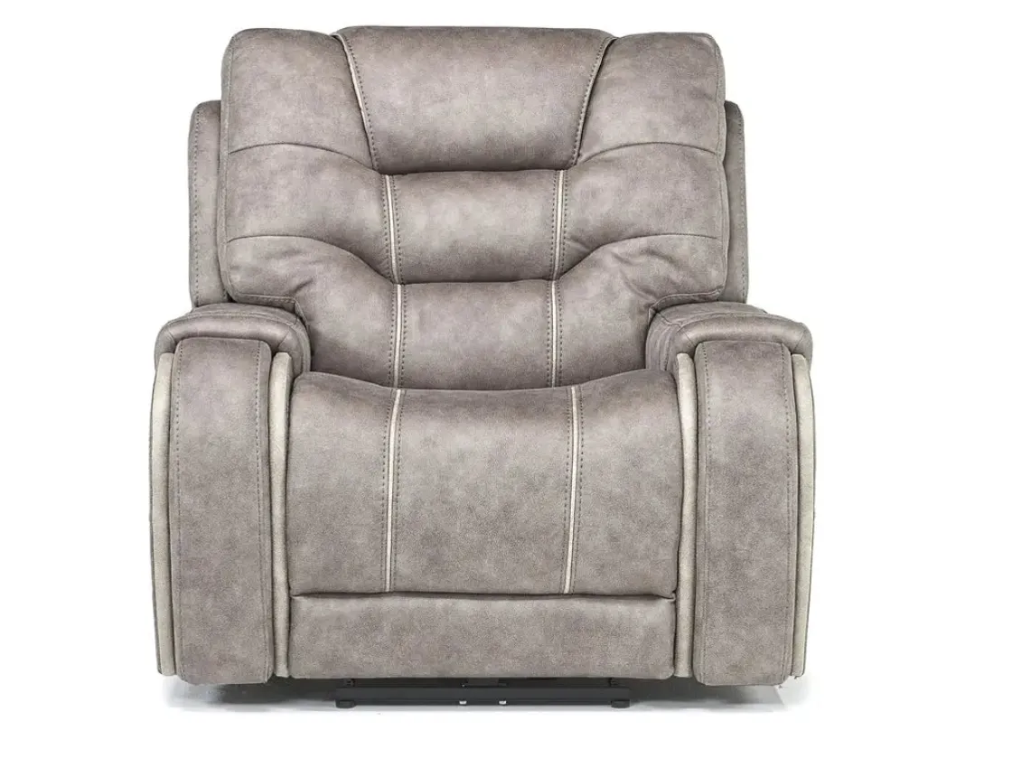 Mor Furniture Estilo 2 Power Recliner In Canyon Walnut