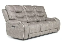 Mor Furniture Estilo 2 Power Sofa In Canyon Gray