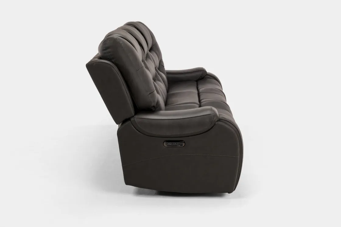 Mor Furniture Estilo 2 Power Sofa In Canyon Gray