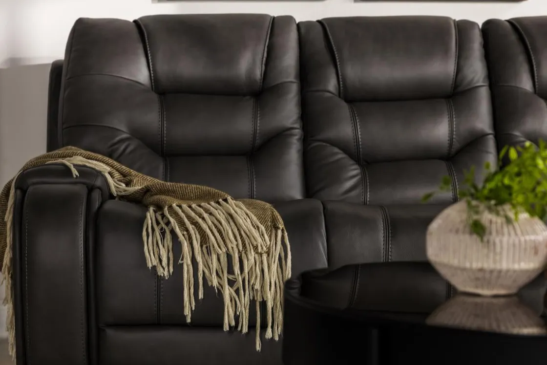 Mor Furniture Estilo 2 Power Sofa In Canyon Gray
