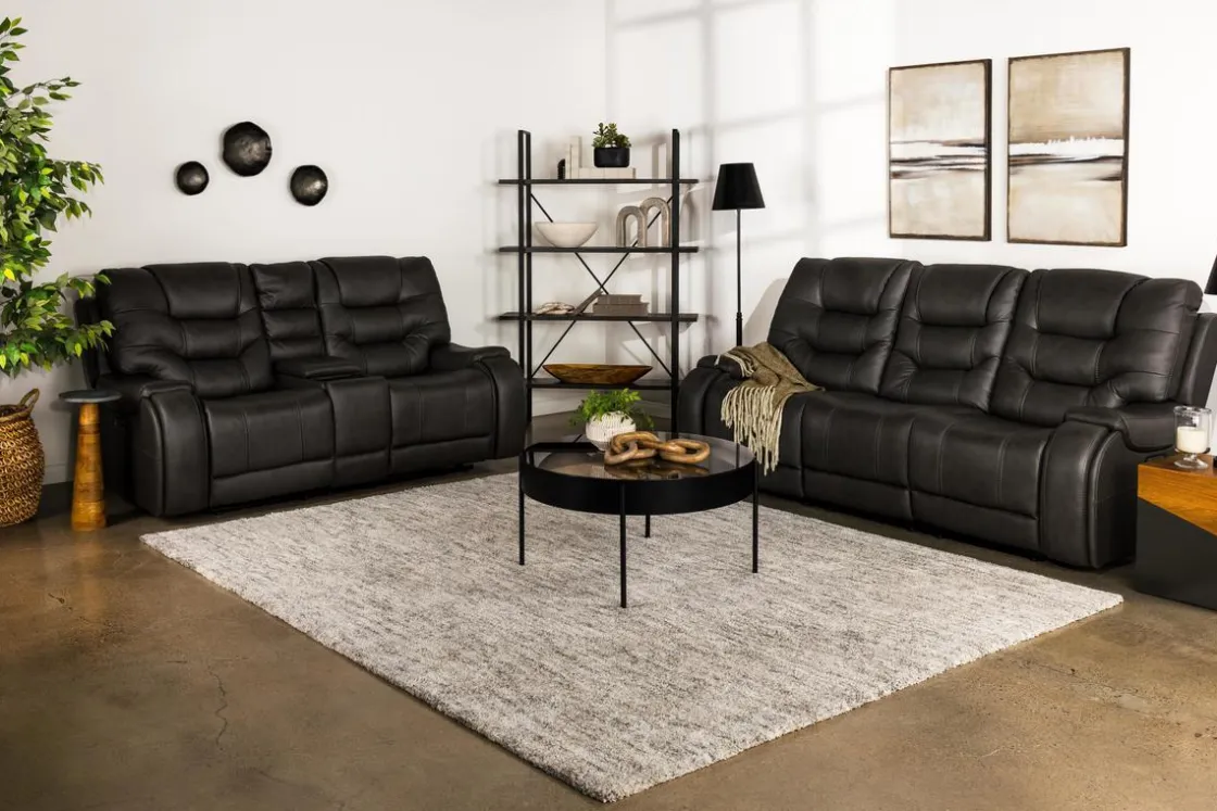 Mor Furniture Estilo 2 Power Sofa In Canyon Gray