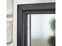 Mor Furniture Evesen Accent Mirror In Black