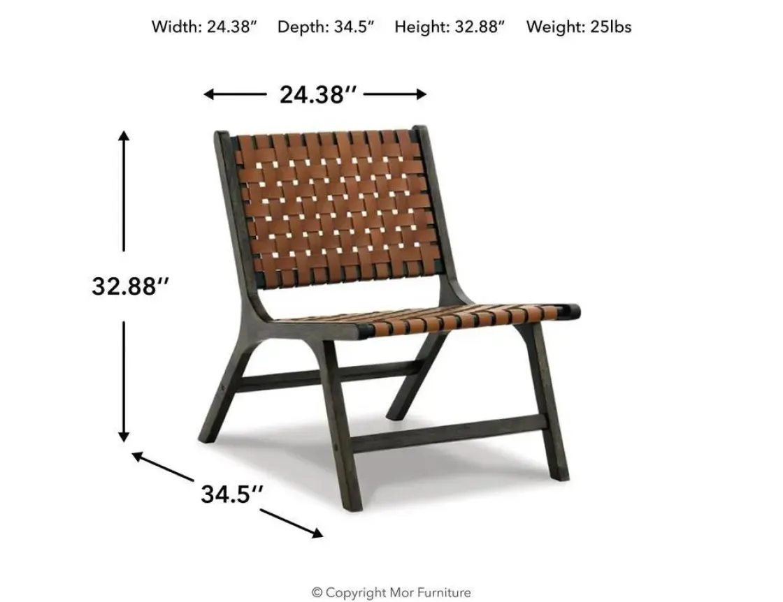Mor Furniture Fayme Accent Chair In Camel