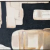 Mor Furniture Fexville Abstract Wall Art In Black/Brown/Cream