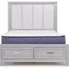 Mor Furniture Fiona Storage Bed In Mist Gray, Queen