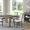 Mor Furniture Flair Dining Table & 4 Chairs In Gray