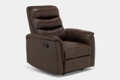 Mor Furniture Forte Recliner In Dark Brown